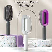 Self Cleaning Hair Brush 3D Air Cushion Massager Brushes Airbag Comb For Women