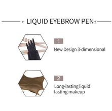 New 3D Eyebrow Tattoo Fork Pen Pencil Microblading 4Tip Brow Enhancer Waterproof